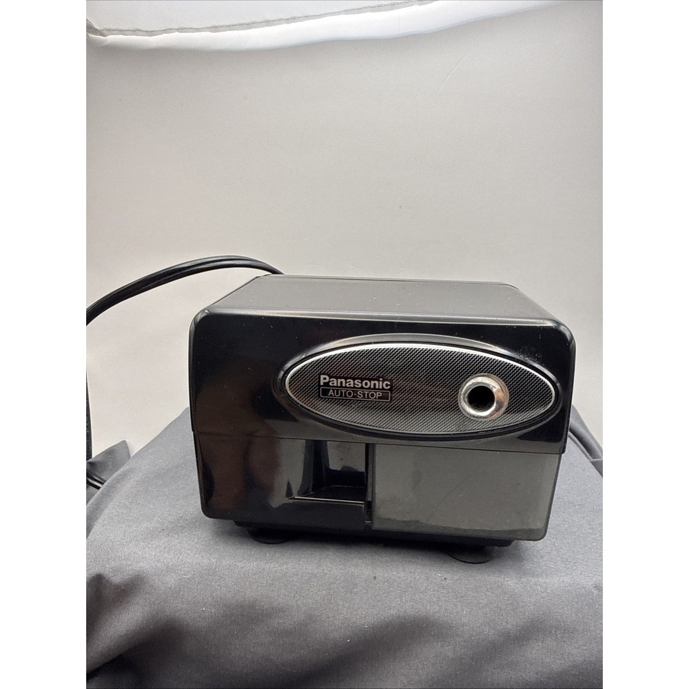 Panasonic KP-310 Electric Pencil Sharpener Auto-Stop Black, TESTED